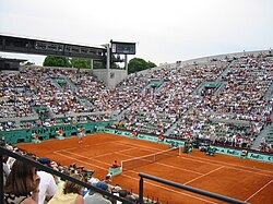 A Suzanne Lenglen pálya