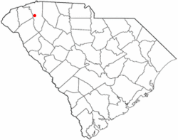 Location of City View, South Carolina