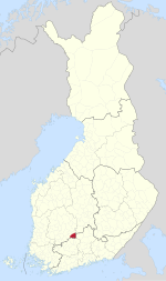 Location of Luopioinen in Finland