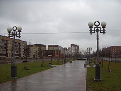 Roshchinskaya Street in Gatchina