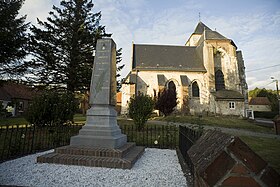 Ch' meunumint à chés morts pi l'église