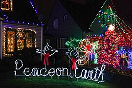 Lights on Peacock Lane