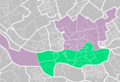 Rotterdam-Zuud mie 'Oôgvliet en Pernis (linker Maeskante)