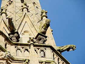 Gargouilles situées sur la flèche.