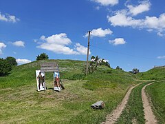 Вид на городище (червень 2022 року)