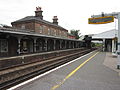 Northbound view from the island platform