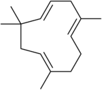 Structuurformule van humuleen