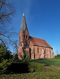 Skyline of Dobin am See