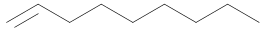 Structuurformule van 1-noneen