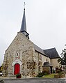 L'église paroissiale Notre-Dame : vue extérieure d'ensemble.