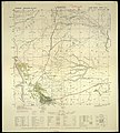 1942 Mapa de la región de Jericó, 1:20.000