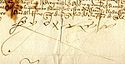 Ferdinand "the Catholic"'s signature