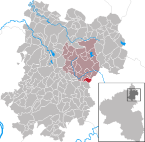 Poziția Girkenroth pe harta districtului Westerwaldkreis