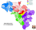 Description Municipalities and settelments in the City of Kragujevac.