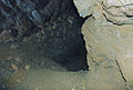 Man made water basin remains to date inside 'Asi-al-Hadath Grotto.