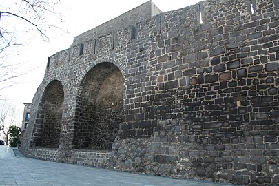 Vestigis dels barris d'Agde.