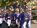 Tarqui grenadiers during a military parade.