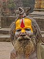 Naga sadhu in Pashupatinath temple, Nepal