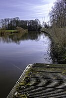 De Rasquerdermaar vlak voor de instroom van de Oude Weer met de Nieuwe Til op de achtergrond