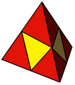 Tetratetrahedron, Triangulated tetrahedron