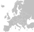 Blank Europe map