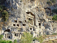 Tumbas licias en Fethiye