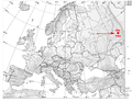 position of Ufa in Europe