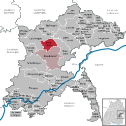 Berghülen i Alb-Donau-Kreis