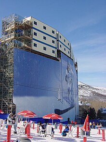 Park City Olympic snowboarding stadium