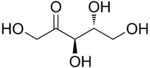 Ribulosio, formula di struttura