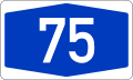 File:Bundesautobahn 75 number.svg