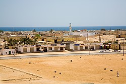 Panorama-Ansicht von Sur von der Landseite