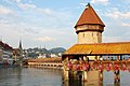 Kapellbrücke in Luzern, Zwitserland