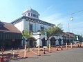 The front view of the station (2020)