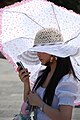 Chinoise à l'ombrelle English: Chinese Woman with Sunshade