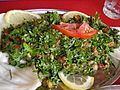 Tabbouleh libanese.