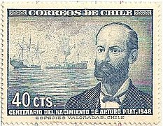 Centenario del nacimiento de Arturo Prat (1948).