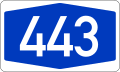 File:Bundesautobahn 443 number.svg