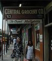 Sign outside Central Grocery on Decatur st.