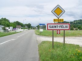 Entering into St-Félix and the بالائی-ساووا department.