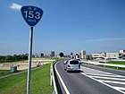 国道153号 （落合町、2013年（平成25年）8月）