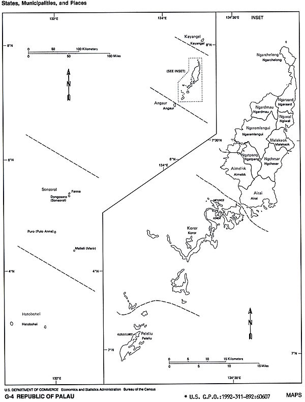 16 estados do Palau