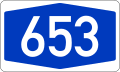 File:Bundesautobahn 653 number.svg