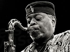 Dewey Redman tijdens het Moers Festival van 2006