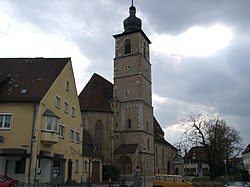 The Johanneskirche, built between 1398 and 1440, is one of the oldest buildings in Crailsheim