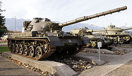 Panzer 61 in Pantsermuseum Thun, Zwitserland