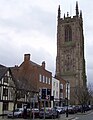 Derby Cathederal and the Dolphin Inn