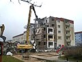 Demolition of a apartment building