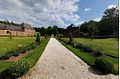 Le château de Franc-Waret, descente de l'orangerie