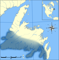 La souveraineté exercée par la France correspondait approximativement au sud de l'île de Terre-Neuve